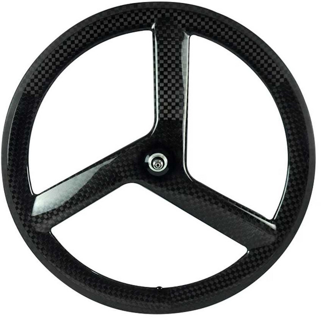 휠셋 자전거 디스크 카본 삼발이 로드 픽시 세트 앞바퀴형 사선형, 1개