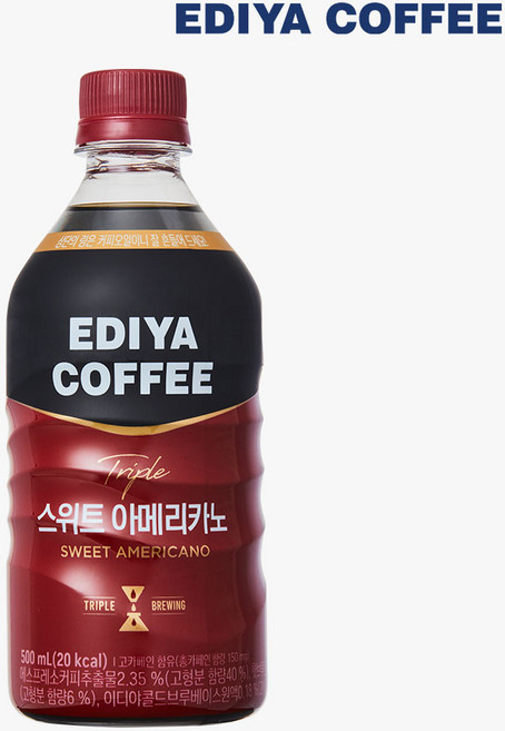 이디야 트리플 스위트아메리카노 페트커피 500ml, 1개