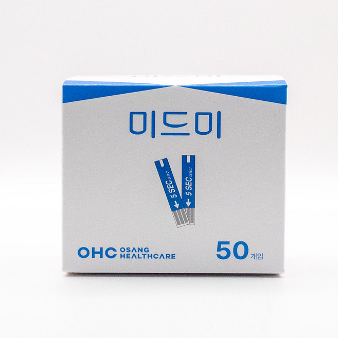 미드미 개인용 혈당 검사지, 1개, 50매입