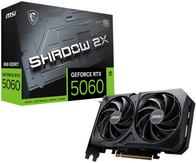 MSI 지포스 RTX 5060 쉐도우 2X OC D7 8GB