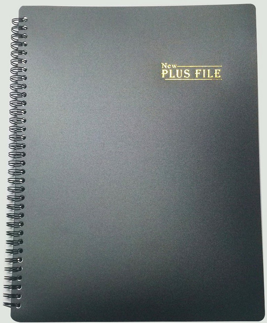 60매 60P 스프링 악보화일 음악화일 성가대 합창단 악보화일 뉴플러스 흑색 A4 악보파일, 1개