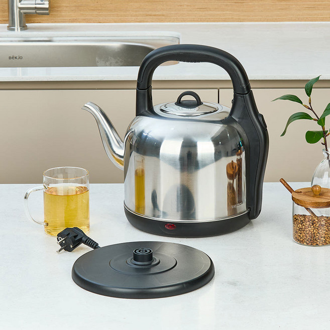 보랄 대용량 스테인레스 전기포트 5L, Br- S150