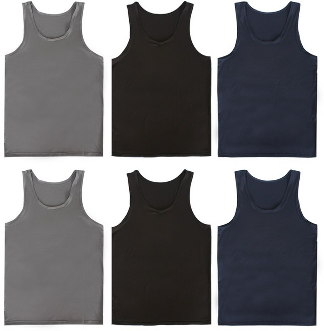 스톰바인 남성 데일리 스판 민소매 런닝 6P