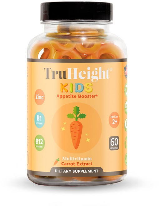 [본사] 트루하이트 키즈 어린이 식욕 증진 부스터 당근추출 60구미, 1개, 60정
