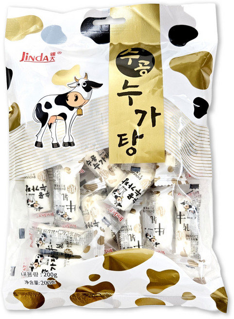 수공 누가탕 땅콩 우유사탕, 200g, 1개