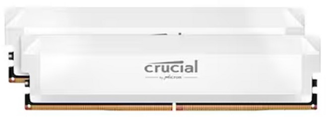 [마이크론] Crucial DDR5 PC5-48000 CL36 PRO Overclocking White 대원씨티에스 [32GB (16GB*2)] (6000)