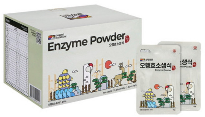 오행생식 오행효소생식 (단품) 15포, 15개, 40g