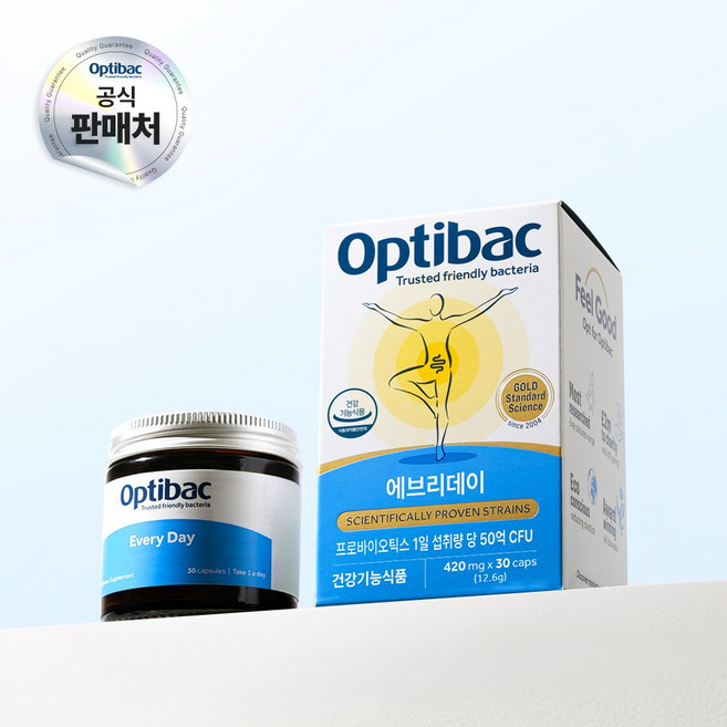 [국내공식수입]옵티박 영국왕실상수상 비건 패밀리유산균 에브리데이, 1개, 30정