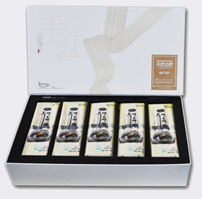 수연소면 5kg 5종 오색소면 싸바리박스 잔치국수 답례품 명절선물, 1개, 봉지