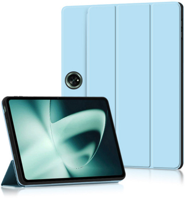 OnePlus Pad 용 AJIUYU 케이스 11.6 인치 커버 2023 스탠드 보호 슬리브 Funda TPU Soft Onepluspad, 1개, [00] Blue