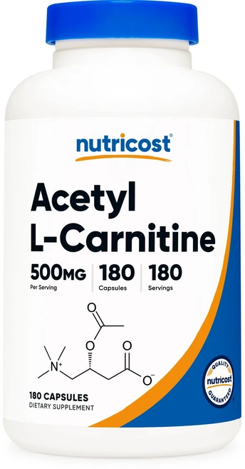 뉴트리코스트 아세틸 L-카르니틴 500mg 180캡슐 1병, 180정, 1개 - 쿠팡