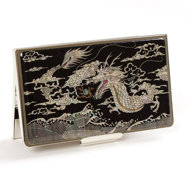 경일문화가게 자개 명함케이스 나전칠기 외국인선물, 1개, 용