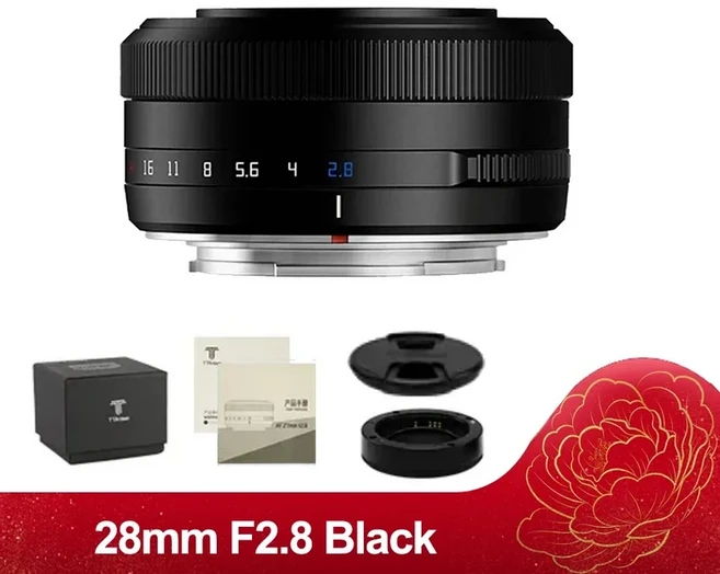 TTArtisan AF 27mm F2.8 APS-C 프레임 카메라 렌즈(스튜디오 사진 촬영용) Sony E Nikon Z Fujifilm 마운트, 02 black, 03 후지 xf