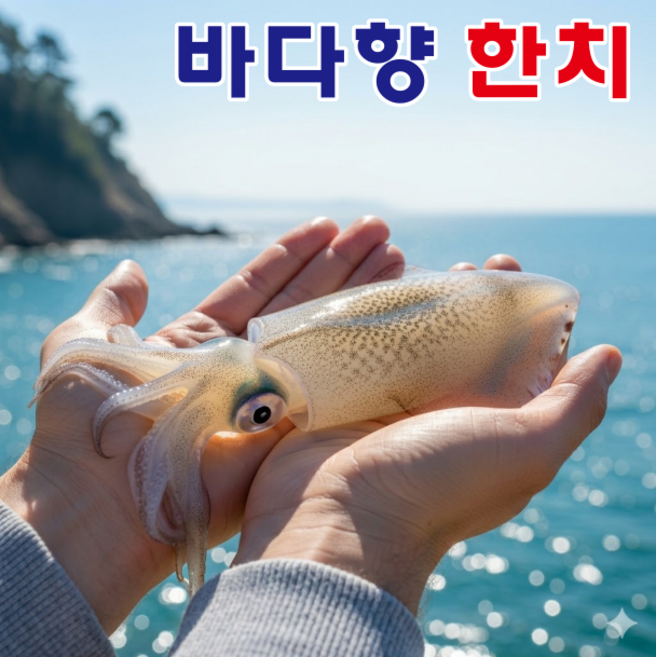 [특가한정] 생물 창꼴뚜기 급냉 한치, 1박스, 500g