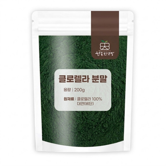 천일한약방 대만산(베단) 클로렐라분말 99%, 2개, 200g