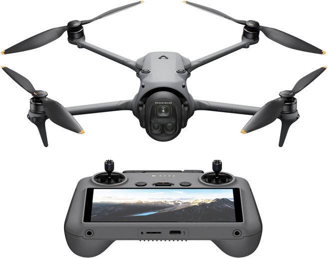 DJI 매빅 4 프로 플라이 모어 콤보 RC 2가 포함된 드론 플래그십 트리플 카메라 100MP 43 CMOS 하셀블라드 30km 영상 전송 최대 51분 비행 시간 충전 스테이, DJI Mavic 4 Pro (DJI RC 2), 1개
