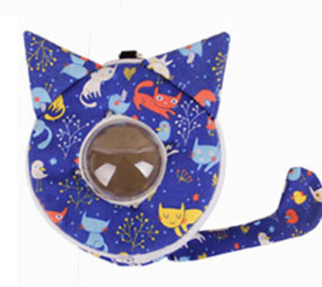 슈가 글라이더 키우기 햄스터 외출 가방 곰 고슴도치 운반 가방 겨울 다람쥐 분양 포치, 파란색 테이크 아웃 백 우주 캡슐, 1개