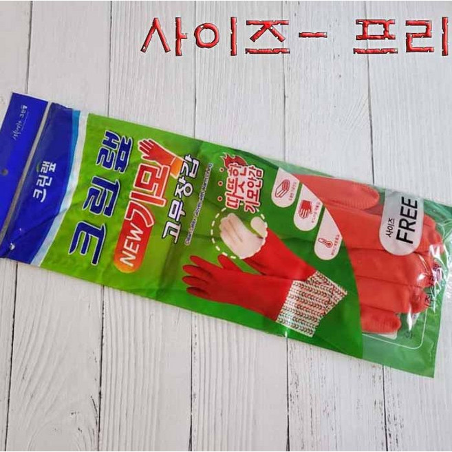 크린랲 기모 고무장갑 FREE, 10개, FREE(one size)