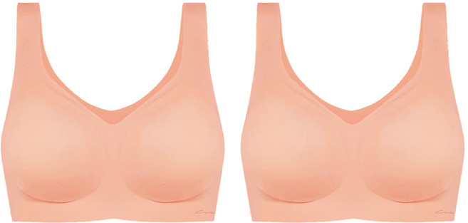 앤 왁스 꿈의브라 베이직 무봉제 심리스 노와이어 퓨징 브라 처짐방지 런닝형 2종 &WOX