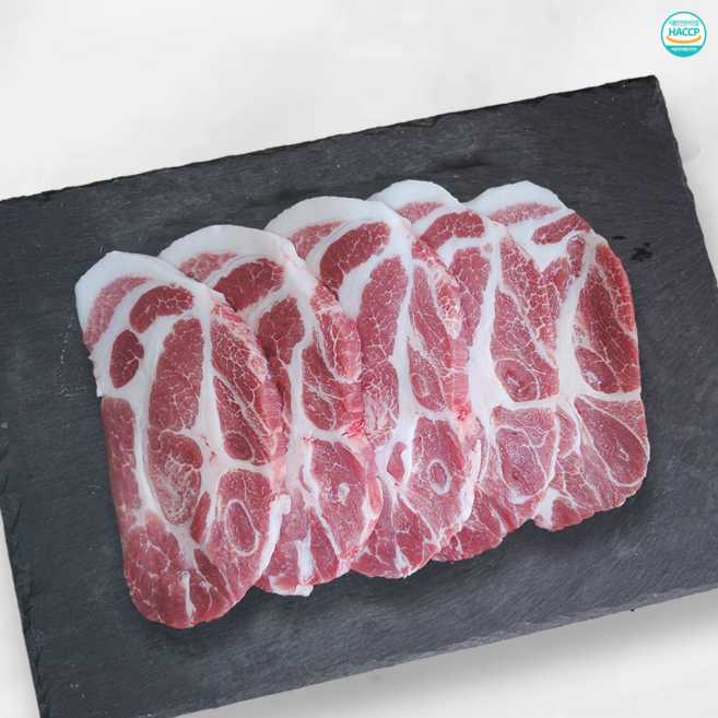 [고기올] 한돈 목살 구이용 (냉장), 3개, 1kg