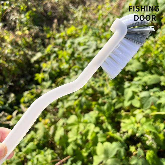 텐피스 밑밥통 세척솔 브러쉬 미끼통 낚시 세척, 1개, 클리어