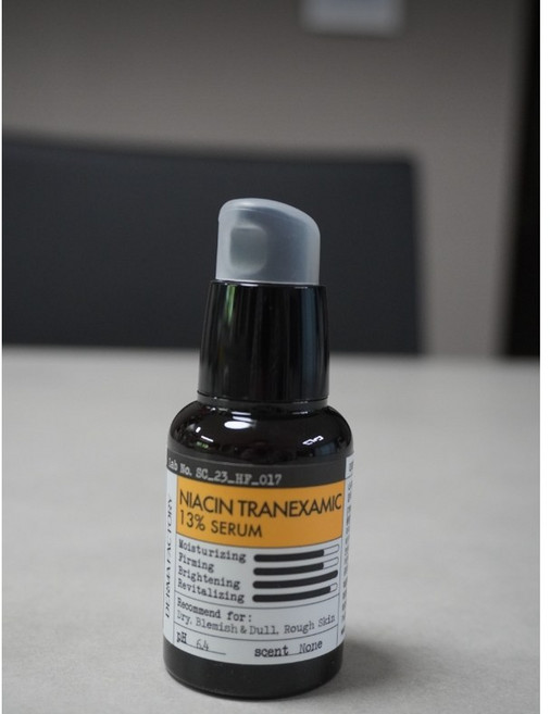 [비건인증]더마팩토리 나이아신 트라넥삼산 13% 세럼 30ml 1개2개3개5개세트 나이아신아마이드트라넥삼산세럼 미백기능성 기미잡티세럼 더마팩토리세럼 미백세럼, 1개