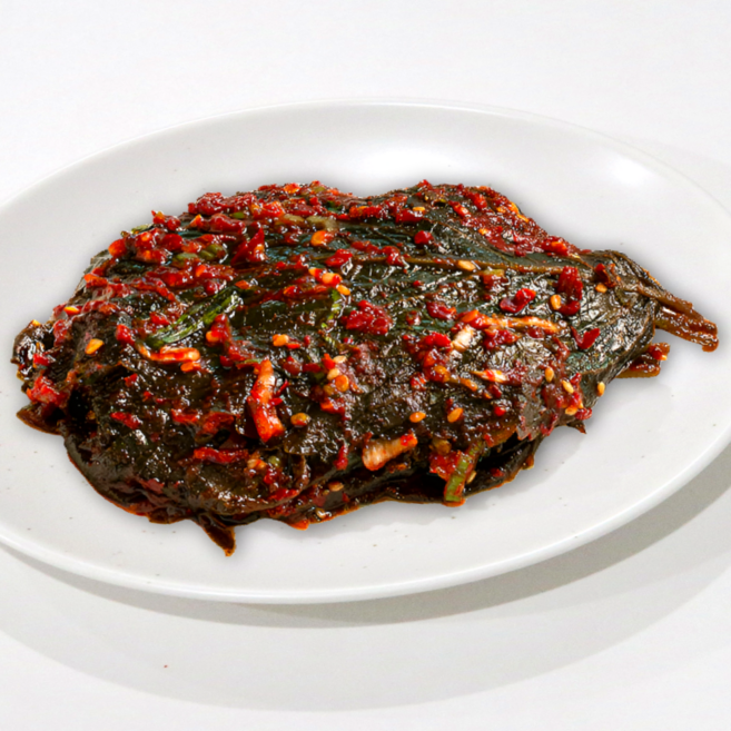 동백찬 양념 깻잎무침 2kg 4kg 8kg 16kg 깻잎지 절임 밑반찬 대용량 업소용 식당, 1개