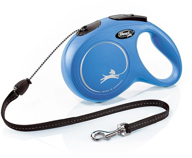 플렉시 (flexi) 뉴클래식 코드 M(20kg 미만) 8m) 블루 애견용 리드