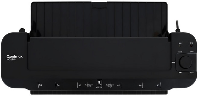 카피어랜드 퀄맥스 코팅기 무광블랙 A3 2롤러 HC-2340 +코팅지, 단품