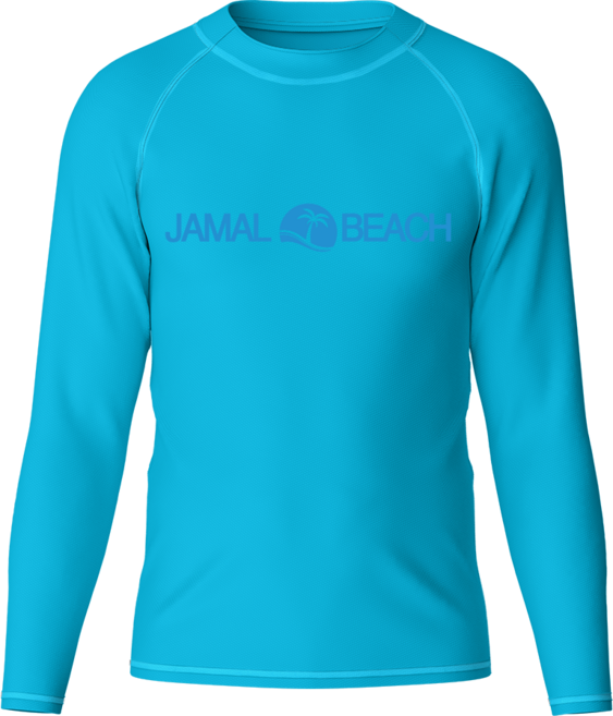 남녀공용 카일라니 블루 래쉬가드 상의