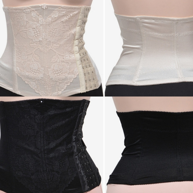 온지니 비너스 허리복부보정 플라워 웨이스트 니퍼 여자보정속옷뱃살