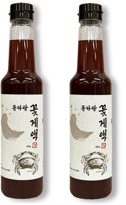 동파랑 꽃게액 650g, 2개
