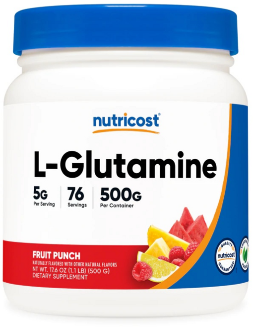 nutricost L-麩醯胺酸補充粉, 500g, 1罐