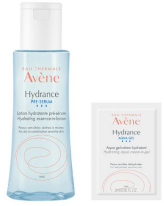 아벤느 이드랑스 에센스 인 로션 100ml + 아쿠아 크림 인 젤 2ml 세트, 1개
