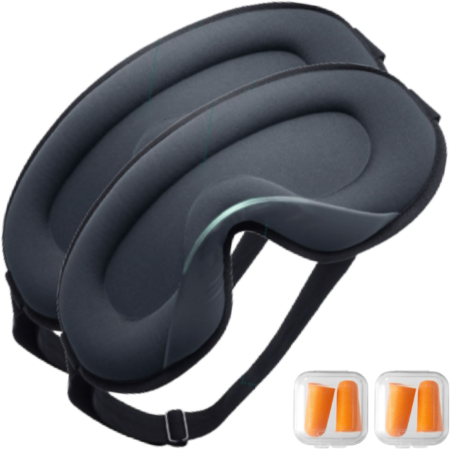 깊은잠 입체형 3D 암막 수면 안대 수면용 눈안대