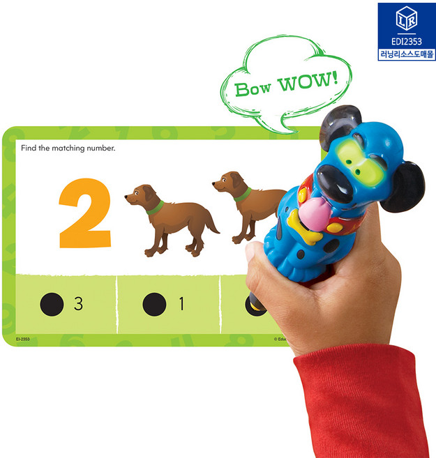 (러닝리소스) 핫닷츠주니어 숫자카드 세트 EDI2353, 단품, 1개