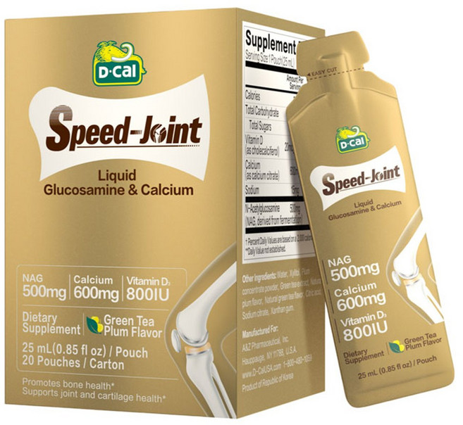디칼 스피드-조인트 리퀴드 글루코사민 앤 칼슘 600mg + NAG 500mg + 비타민 D 800IU 25개입, 1개, 500ml
