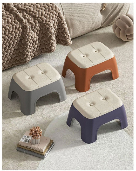 홈앤니드 고급 투톤 좌식의자, 1개, 그레이대형