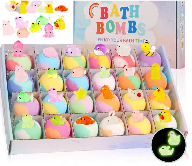 유아 거품입욕제 24개 ( 아기목욕용 + 민감피부 OK ) 선물세트, 50g, 1세트