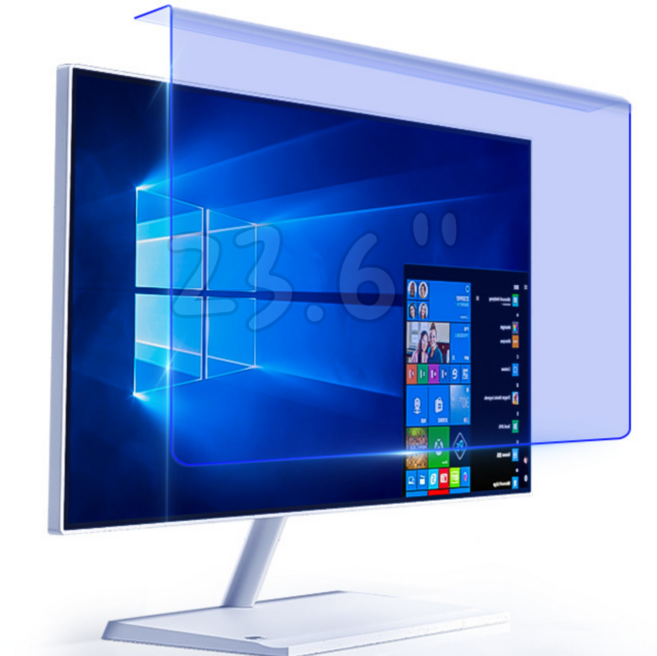필름스테이션 걸이형 블루라이트차단 필름 화면보호기 23.6~27인치, 1개, 23.6인치