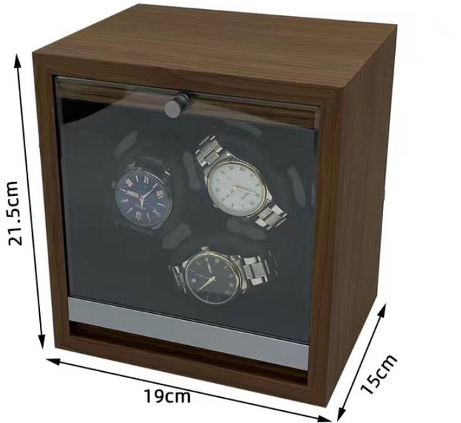 木質上鏈盒 靜音搖表器 機械錶盒