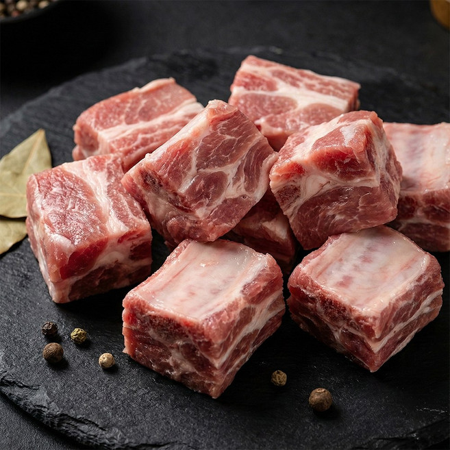 풍부한 감칠맛 제주 흑돼지 갈비찜용, 2개, 1kg