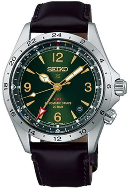 세이코 프로스펙스 PROSPEX SBEJ005 Alpinist 알피니스트 메카니컬 GMT 레더 밴드 맨즈 160136