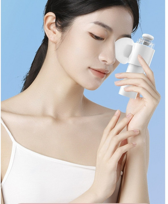 Niboer 스팀 무선 충전식 휴대용 눈 수분공급기 수분가습기 전동 미스트, NB240723-1S