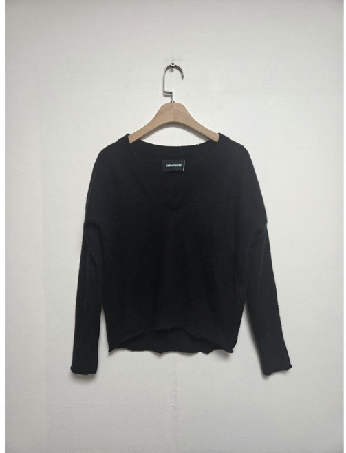 (빈티지)﻿ 쟈딕앤볼테르 브루미 캐시미어 스웨터 블랙(XS)