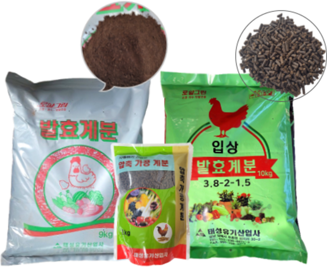계분100% 발효계분 / 냄새적은 1/3 압축 입상 펠렛 로얄그린 텃밭거름 퇴비 조경 과수, 1개, (입상계분)