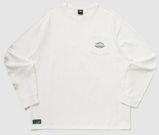 [엄브로] 긴팔티 LQC UQ121CRL11-SCW 웨이파인더 포켓 긴팔 티셔츠 / sweetcorn