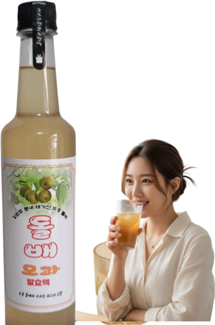 돌배모과 발효 원액, 1개, 500ml