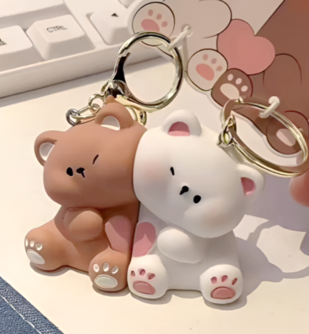 도치코 곰돌이키링 커플키링 커플링키링 자석키링 키홀더 열쇠고리
