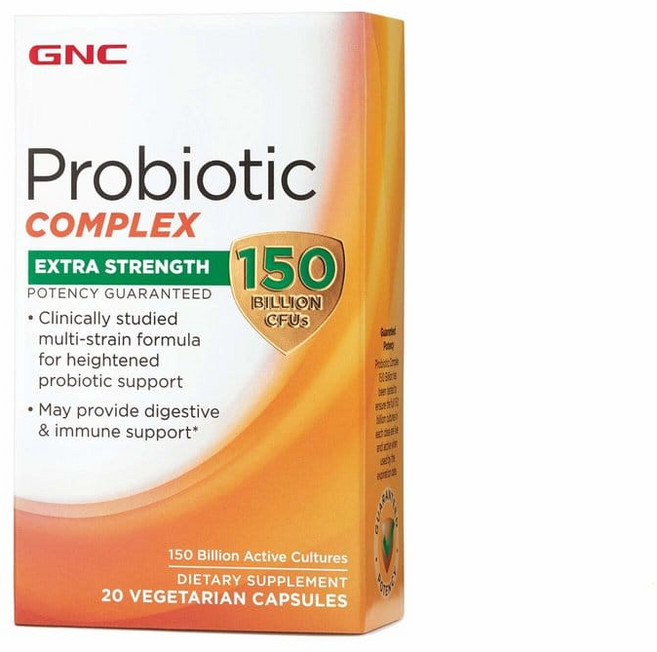 GNC Probiotic Complex 프로바이오틱 유산균 150빌리언 20정, 1개